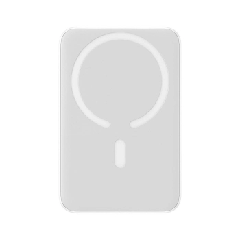 Mini powerbank 10000mAh z ładowaniem indukcyjnym MagSafe PD 20W biały