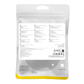 Szybki kabel sieciowy LAN RJ45 cat.7 10Gbps plecionka 10m czarny