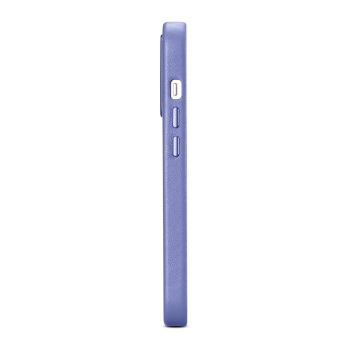 Pokrowiec etui z naturalnej skóry do iPhone 14 Pro MagSafe Case Leather jasno fioletowy