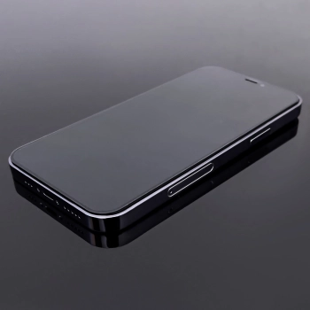 Szkło hartowane na cały ekran z ramką do iPhone 15 czarne