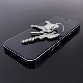 Szkło hartowane na cały ekran z ramką do iPhone 15 czarne