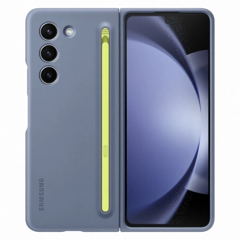 2w1 Etui silikonowe do Galaxy Z Fold 5 + rysik Slim Case niebieskie