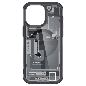 Etui Ultra Hybrid Mag z MagSafe na iPhone 15 Pro Max szaro-czarne
