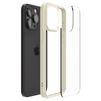 Etui Ultra Hybrid na iPhone 15 Pro Max beżowe