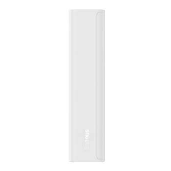 Powerbank Adaman2 10000mAh z wyświetlaczem cyfrowym 2x USB-A / 1x USB-C 30W biały