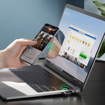 Adapter nadajnik odbiornik Bluetooth 5.0 USB-A czarny
