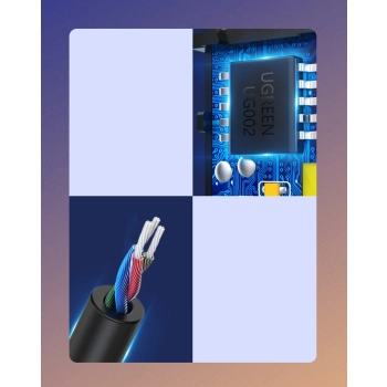 Odbiornik dźwięku adapter audio Bluetooth 5.3 kabel USB AUX jack czarny