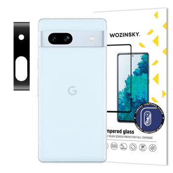 Szkło hartowane 9H na aparat kamerę do Google Pixel 7a Full Camera Glass