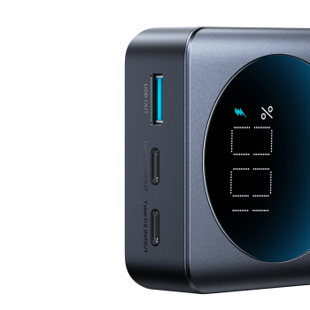 Cyfrowy powerbank 20000mAH 65W 3A USB USB-C czarny