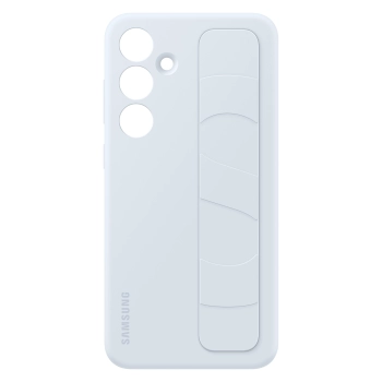 Oryginalne etui pokrowiec do Samsung Galaxy S24+ z uchwytem i podstawką Standing Grip Case jasnoniebieskie