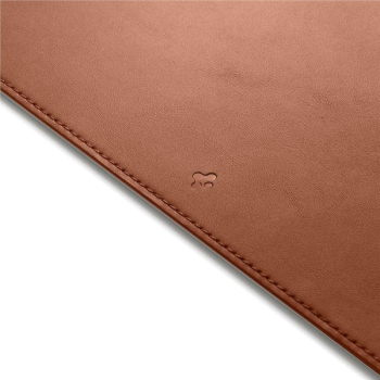 Podkładka mata na biurko pod myszkę laptop antypoślizgowa gamingowa 90x40cm brązowa
