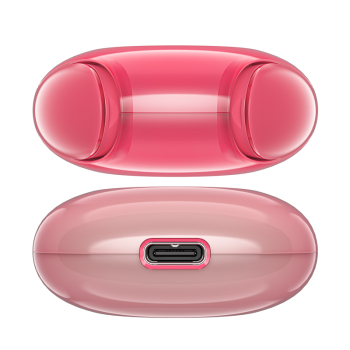 Słuchawki bezprzewodowe T9 Bluetooth 5.3 douszne USB-C czerwone