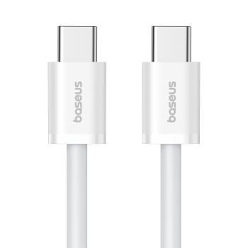 Kabel przewód USB-C 30W PD 480Mb/s Superior Series ll 1m biały