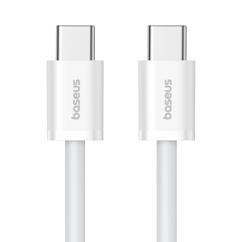 Kabel przewód USB-C 30W PD 480Mb/s Superior Series ll 1m biały