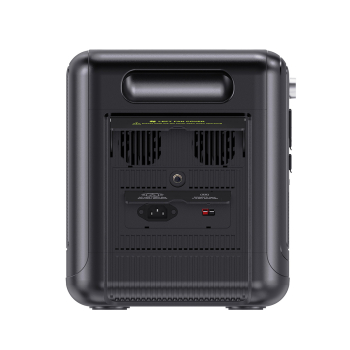 Stacja zasilania 640000mAh 2400W USB-A USB-C XT60 AC 50/60Hz czarna