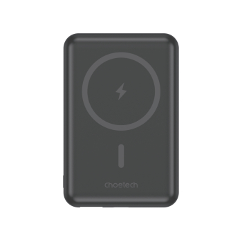Powerbank 10000mAh bezprzewodowy MagSafe USB-A USB-C funkcja podstawki czarny