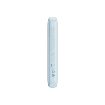 Powerbank z wyświetlaczem 10000mAh 22.5W Comet Series + kabel USB-A - USB-C 0.3m niebieski