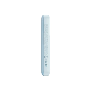 Powerbank z wyświetlaczem 10000mAh 22.5W Comet Series + kabel USB-A - USB-C 0.3m niebieski