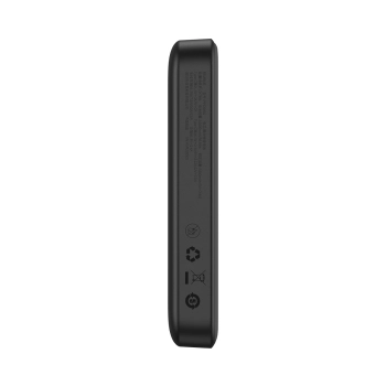 Mini powerbank 10000mAh z ładowaniem indukcyjnym MagSafe 15W PD QC 20W czarny
