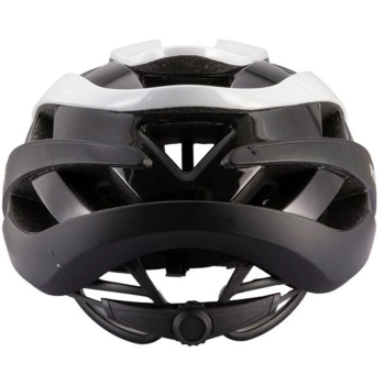 Kask rowerowy uniwersalny regulowany rozmiar M czarno-biały