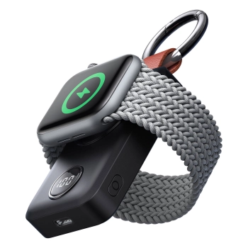 Powerbank kieszonkowy brelok 2000mAh 3W do Apple Watch czarny