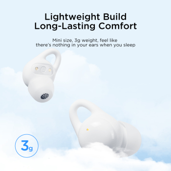 Słuchawki bezprzewodowe TWS Cozydots Series z aktywną redukcją szumów Bluetooth 5.3 białe
