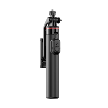 Selfie stick teleskopowy z pilotem stojak tripod na telefon 1.3m - czarny