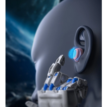 Słuchawki dokanałowe MEMS bezprzewodowe TWS Bluetooth 5.3 - różowe