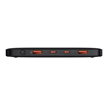 Powerbank 20000 mAh 2x USB-A 2x USB-C 100W + kabel USB-C - czarny