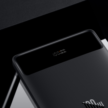 Powerbank 20000 mAh 2x USB-A 2x USB-C 100W + kabel USB-C - czarny
