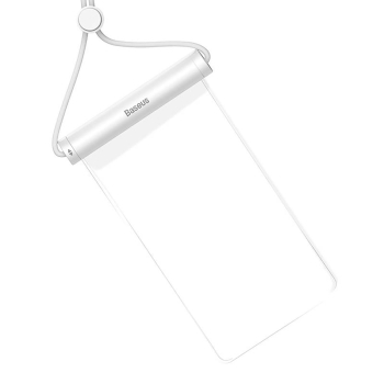 Etui wodoodporne do telefonu 7.2'' z cylindrycznym zapięciem IPX8 AquaGlide - białe