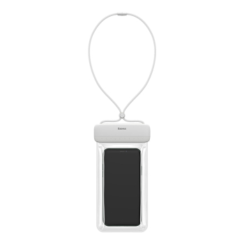 Etui wodoodporne na telefon 7.2'' AquaGlide IPX8 z systemem Slide Lock - białe
