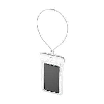 Etui wodoodporne na telefon 7.2'' AquaGlide IPX8 z systemem Slide Lock - białe