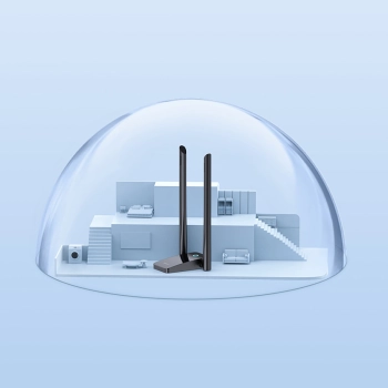 Karta sieciowa USB WiFi 2.4GHz 5GHz FastJoy Access Point 1800 Mb/s - czarna