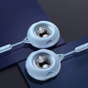 Słuchawki bezprzewodowe TWS Bluetooth 5.3 LightAura VocalSound - niebieskie