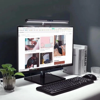 Lampka LED na monitor Silver Monkey Lightbar LB200 2800K-5500K + pilot - czarna