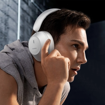 Słuchawki bezprzewodowe nauszne Bass 30 Max Bluetooth 5.3 - białe