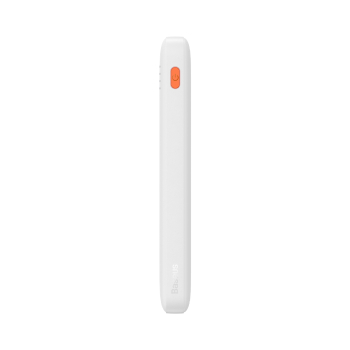 Powerbank Airpow 20W 10000mAh z kablem USB-A - USB-C 30cm - biały