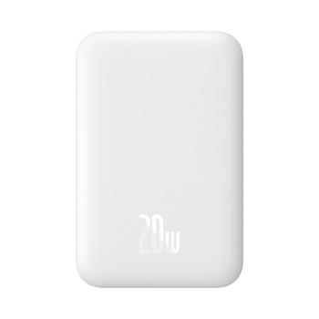 Powerbank 6000mAh Magnetic Mini Air 20W z kablem USB-C - biały