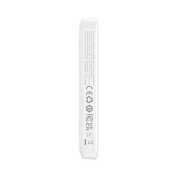Powerbank 6000mAh Magnetic Mini Air 20W z kablem USB-C - biały