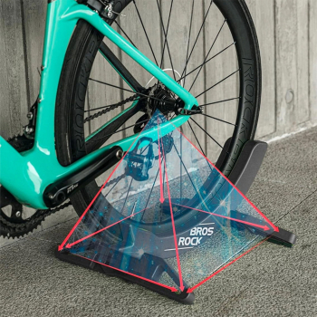 Stojak rowerowy pod koło oponę z regulacją szerokości 3 - 8 cm - czarny