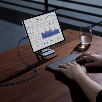 Kabel przewód Tungsten Gold USB-C - USB-C 100W 2m - granatowy