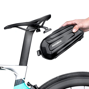 Torba rowerowa mocowana pod siodełko na zaczep szybkozłączke 1.8l - czarna