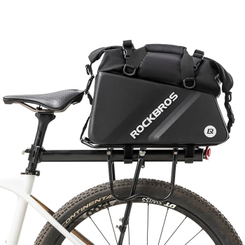 Torba sportowa i rowerowa mocowana na bagażnik 11.6l - czarna