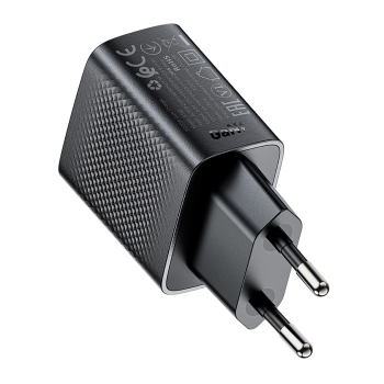 Ładowarka sieciowa A102 GaN USB-C PD 30W - czarna