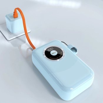 Powerbank K21Pro Mini 20000mAh 22.5W - niebieski