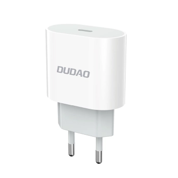 Mała ładowarka sieciowa A14EU PD 20W USB-C - biała