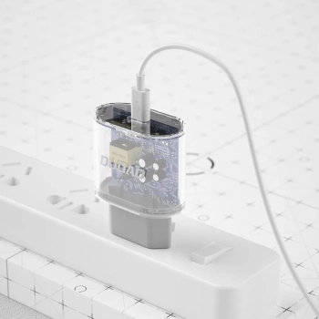 Mała ładowarka sieciowa A14EU PD 20W USB-C - biała