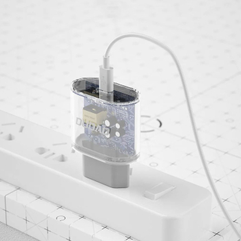 Mała ładowarka sieciowa A14EUC PD 20W USB-C + kabel USB-C - biała