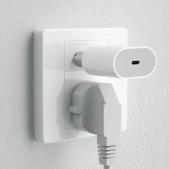 Mała ładowarka sieciowa A14EUC PD 20W USB-C + kabel USB-C - biała